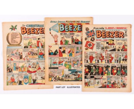 Beezer (1961) 266-311. Feb 18-Dec 30 inclusive. With Pop, Dick and Harry, Ginger, The Black Sapper, The Banana Bunch and Baby