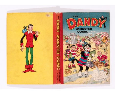 Dandy Monster Comic (1950) Korky warms up the sea! Bright boards and spine with ½ ins scrape to top back cover. No dedication