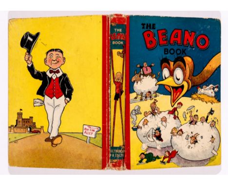 Beano Book 2 (1941). Big Eggo hatches the Beano characters. Bright boards and spine. Some light scratches, some corner and hi