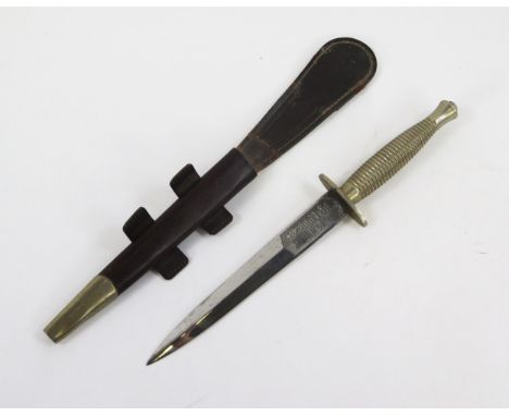 A 3rd patter Fairbairn-Sykes fighting knife by Wilkinson Sword,