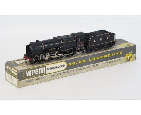 Wrenn W2261 4-6-0 LMS lined black Royal Scot Class OO Gauge Loco No. 6102 "Black Watch" - excellent/excellent+ in excellent b