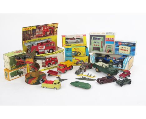 Corgi, Dinky and other Toys Group including Corgi 494 Bedford Tipper, 53 Massey Ferguson, 343 Pontiac Firebird, Dinky 285 Mer