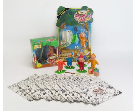 Hornby Boo Boos Care Mabel Lucie Attwell figures including Lullaby with Harp and Helpful with feeding bottle and bib - unused