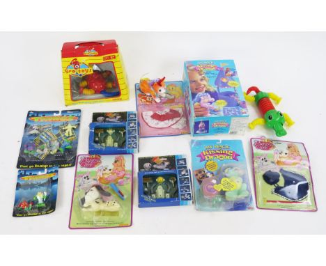Collection of Hornby and Other Toys including Puppy Care, Kitty Care, gro toys, Construct a Space Mite, My Magic Kissing Drag