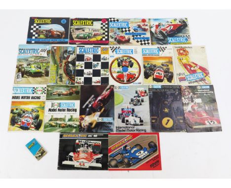 Early Scalextric Catalogues Issues 2-19 and foldout leaflet 
