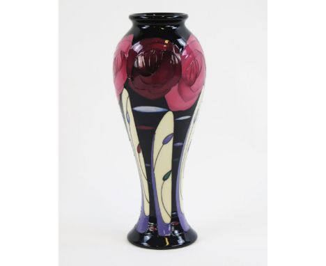 A Moorcroft pottery Bellahouston vase, designed by Emma Bossons. Height 28cm