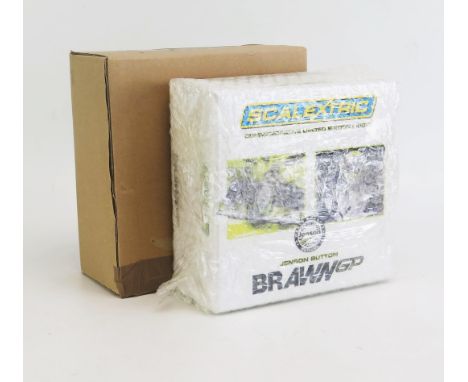 Scalextric C3047A Jenson Button Brawn BGP001 World Champion Drivers 2009 Commemorative Limited Edition - as new in presentati