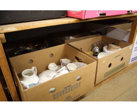 4 Boxes including a Royal Doulton tea service 