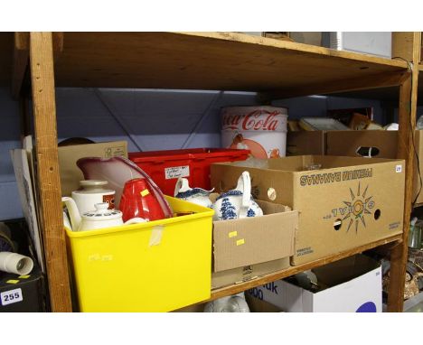 Shelf of assorted