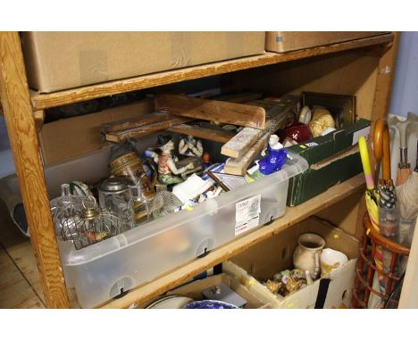 Shelf of assorted