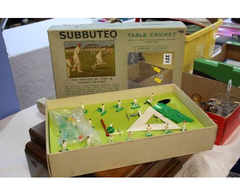 Subbuteo cricket display edition 