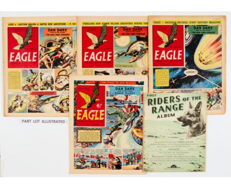 Eagle (1955) Vol. 6: 1-52 (missing No 31) with Eagle (1968) Vol. 19: 1-52 (also missing No 31) with doubles of Nos 24, 28-30.