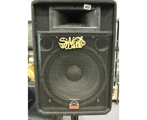 Wharfdale Pro PA speaker on tripod stand. Not available for in-house P&amp;P, contact Paul O'Hea at Mailboxes on 01925 659133