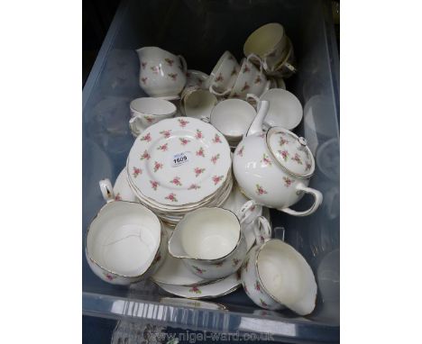 A quantity of ''Duchess'' china including teapot, bowls, cup, saucers etc.