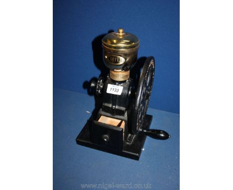 A Birchleaf coffee grinder, London.