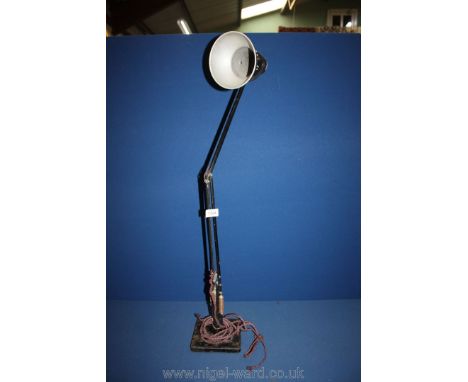 A vintage angle-poise Lamp by Terry &amp; Sons Ltd., Redditch, England.
