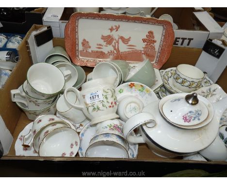 A quantity of china including Poole, Aynsley, Paragon, Eternal Beau, etc.