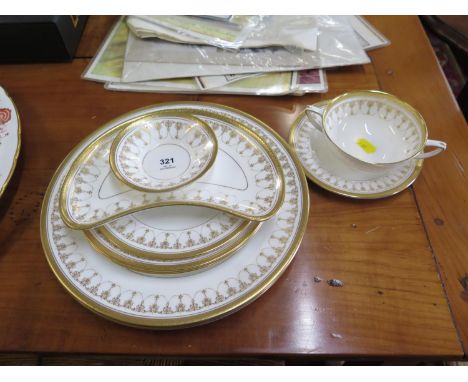 Nine pieces of Royal Worcester Imperial design porcelain 