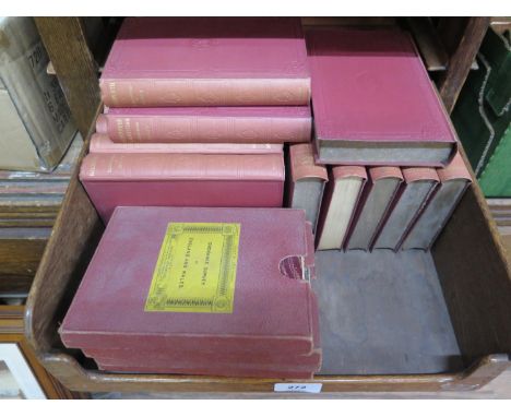Four Victorian Ordnance Survey maps, linen backed, with sleeve, the Works of Sir Walter Scott, 23 vols. Oxford University Pre