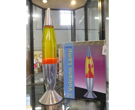 A Lloytron L.788 'Volcano' lava lamp in original box 47cm 