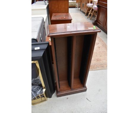 A modern double fronted compact disk or cd storage unit