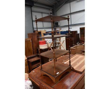 A modern open sided book shelf or side table