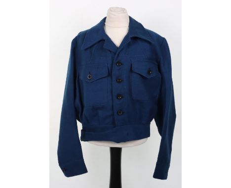 Unusual Hospital Blues ATS Battle Dress Blouse complete with the original buttons. Interior has L Harris Ltd label and 1945 d