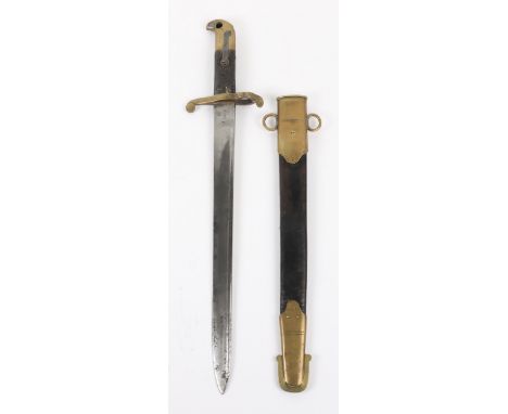 British 1855 Lancaster Bayonet, interesting example being a cut down version of the 1855 Lancaster carbine bayonet as issued 