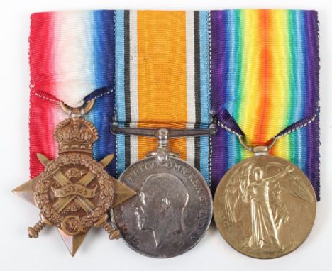 British 1914 Star Medal Trio Essex Regiment Died of Wounds in 1918 Serving with the 5th Battalion Connaught Rangers, court mo