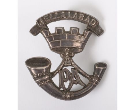 Hallmarked Silver Somerset Light Infantry Cap Badge, fine quality example with hallmarks for Jennens &amp; Co, Birmingham 190