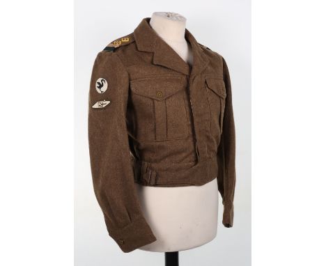 British Officers 1949 Pattern Battle Dress 41st Royal Tank Regiment 23rd Armoured Brigade, standard pattern battle dress blou