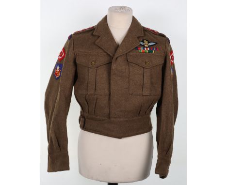 1949 Pattern Battle Dress Blouse Territorial Royal Artillery Officer 252nd Field Regiment (Manchester) Artillery, good exampl