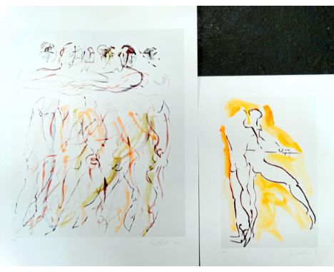 Debbie LOFTUS (British b. 1964),  Corps de Ballet,  Lithograph,  Signed, numbered 1/25 and dated 2010 in pencil,  Unframed,  