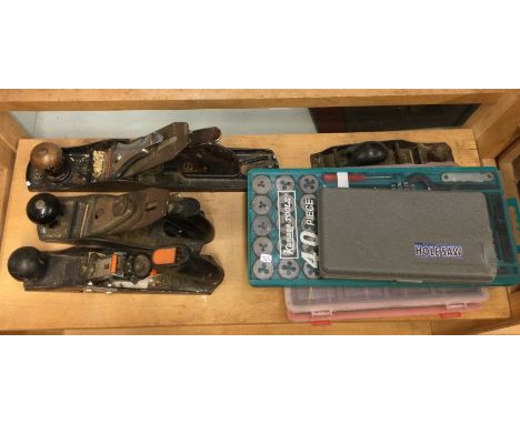 A collection of planes etc. (tools)