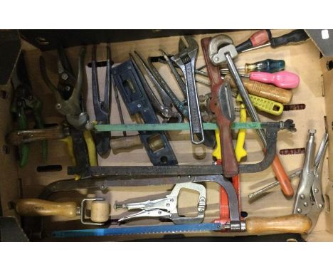 A box containing various tools.