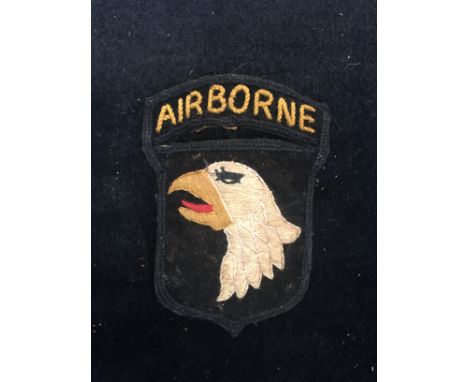 101st American Screaming Eagle airborne theatre made cloth patch