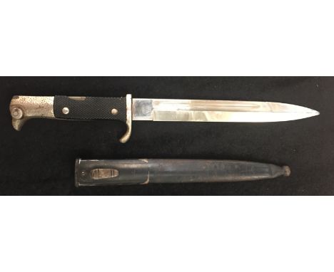 A WWII German solingen E pack and SOHNE dress bayonet and scabbard