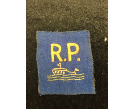 A Cornwall Home Guard (Falmouth) River Fal River Patrol formation patch. (The Cornwall detachment was a small Home Guard unit