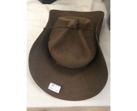 A WWII lemon squeezer hat