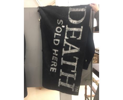 A WWII linen "Death Sold Here" item