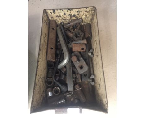 A box of old tools