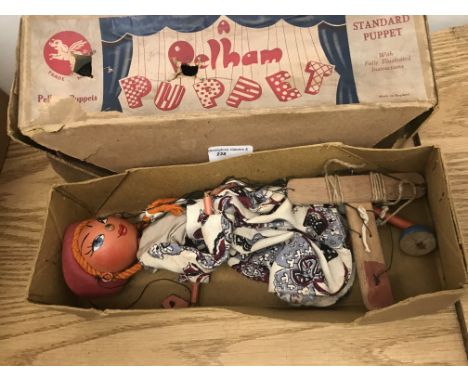 An early 1940's Pelham girl puppet