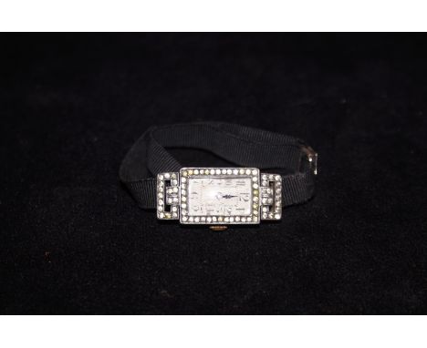 Ladies Vintage Silver Wristwatch 