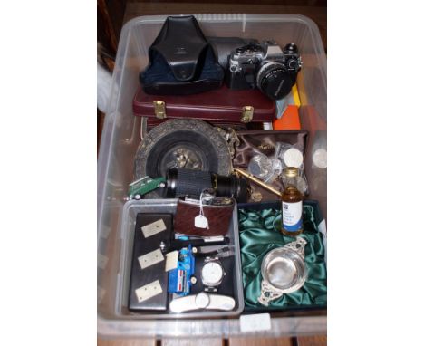 Box of Collectables to include an Olympus Camera