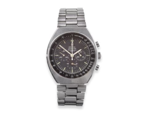 A Stainless Steel Chronograph Wristwatch, signed Omega, model: Speedmaster Professional Mark II, 1970, (calibre 861) lever mo