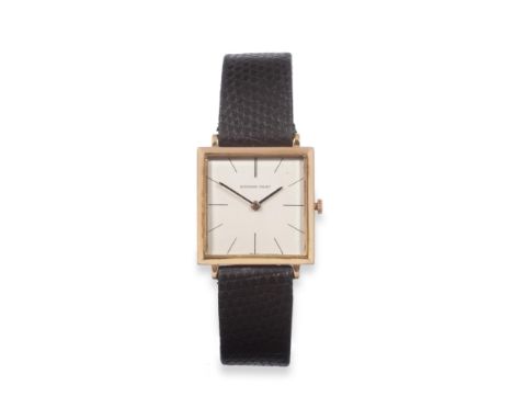 An 18ct Gold Wristwatch, signed Audemars Piguet, 1970, (calibre 2003) lever movement numbered 76298, adjusted to temperatures