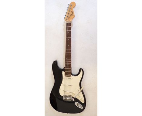 A Squier by Fender Strat electric guitar 