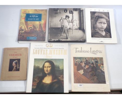 A group of art and photography books including Bellocq photographs from Storyville The Red Light District of New Orleans 