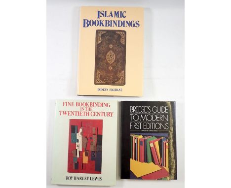 Islamic Book Bindings together with two other book related titles 
