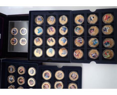 A box of British coinage including Royal Mint 1970, 1980, 1983 and 1996 proof sets, 1996 Decimalization 20th Anniversary Set 